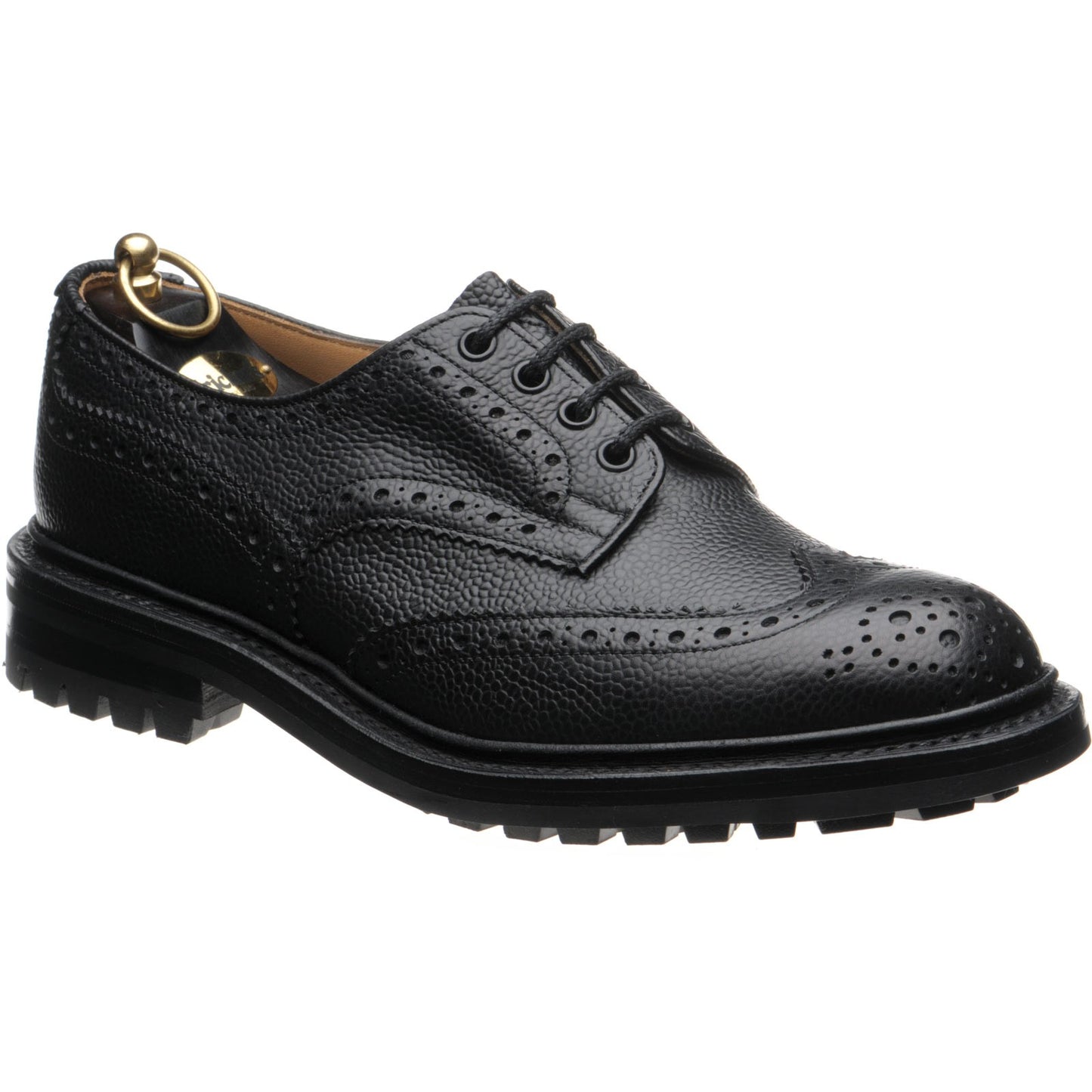 Product image for Trickers Ilkley in black calf grain