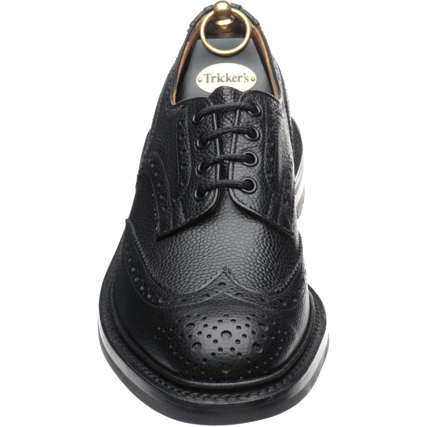 Product image for Trickers Ilkley in black calf grain