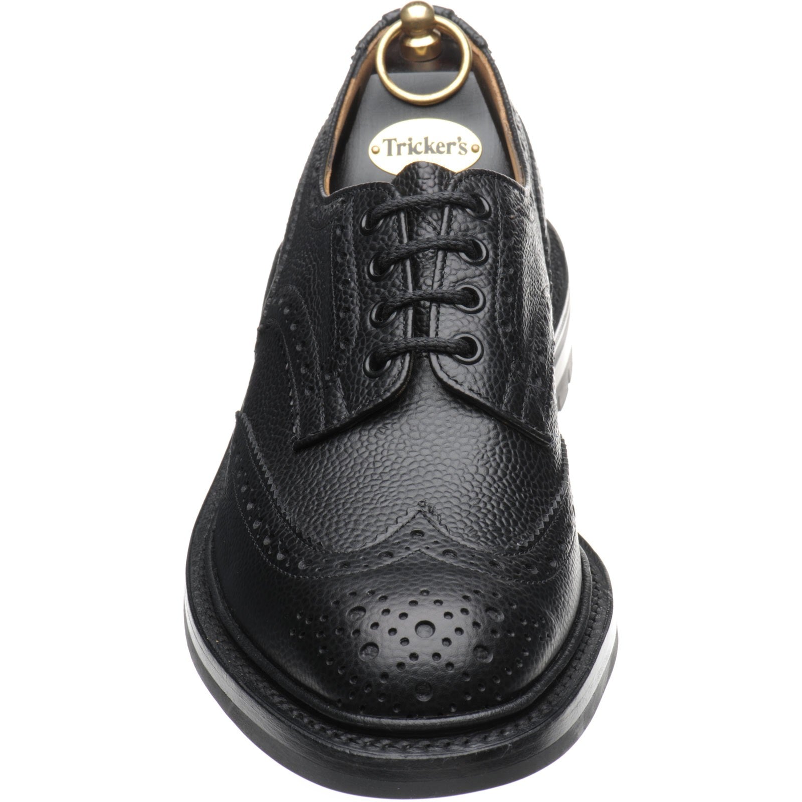 Product image for Trickers Ilkley in black calf grain