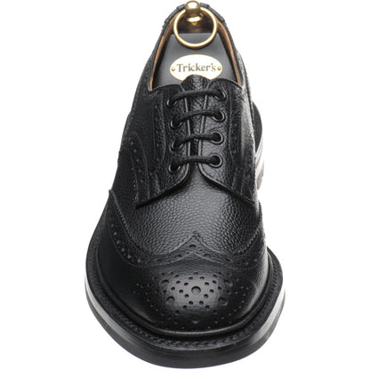 Product image for Trickers Ilkley in black calf grain