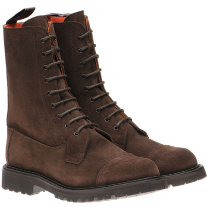 Product image for Trickers Lucia ladies rubber-soled boots in cafe repello suede