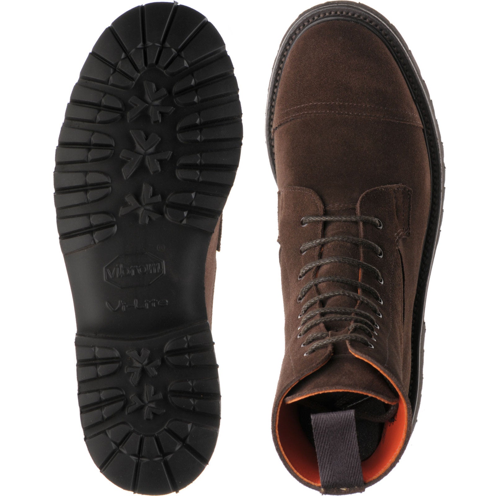 Product image for Trickers Lucia ladies rubber-soled boots in cafe repello suede