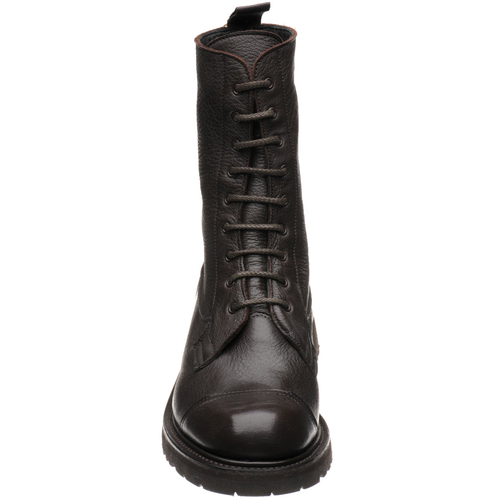 Trickers Lucia ladies rubber-soled boots in dark brown olivvia