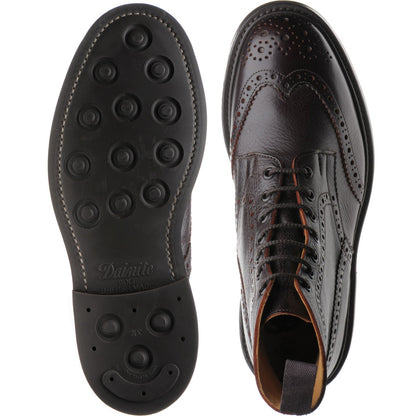 Product image for Trickers Stow (Rubber) mens rubber-soled brogue boots in polo kudu