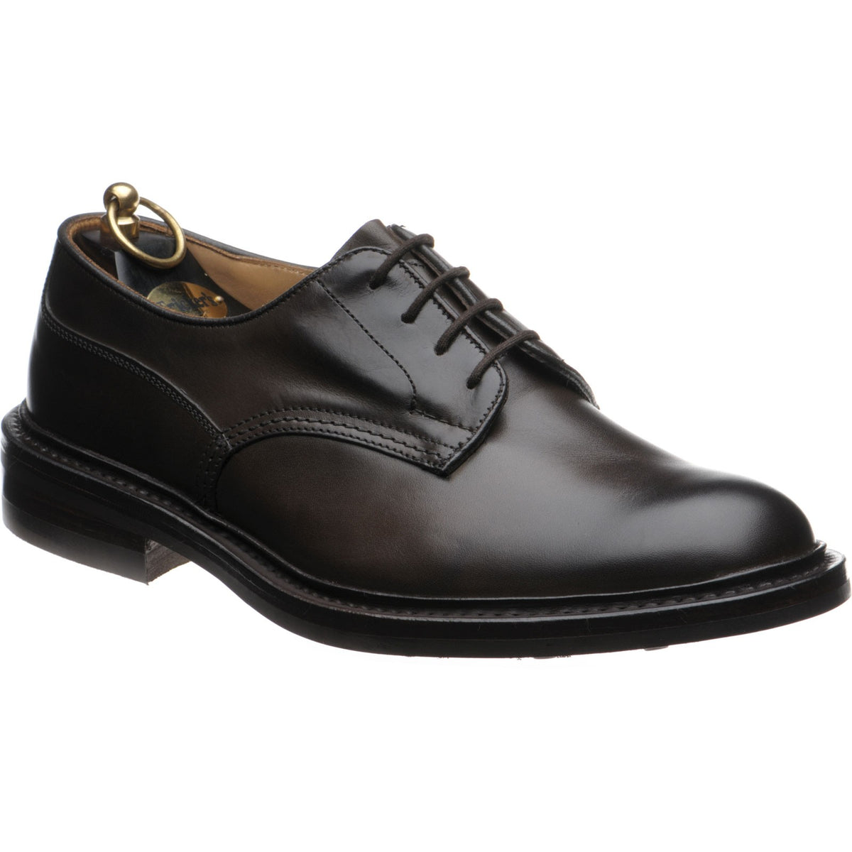Woodstock rubber soled Derby shoes espresso calf