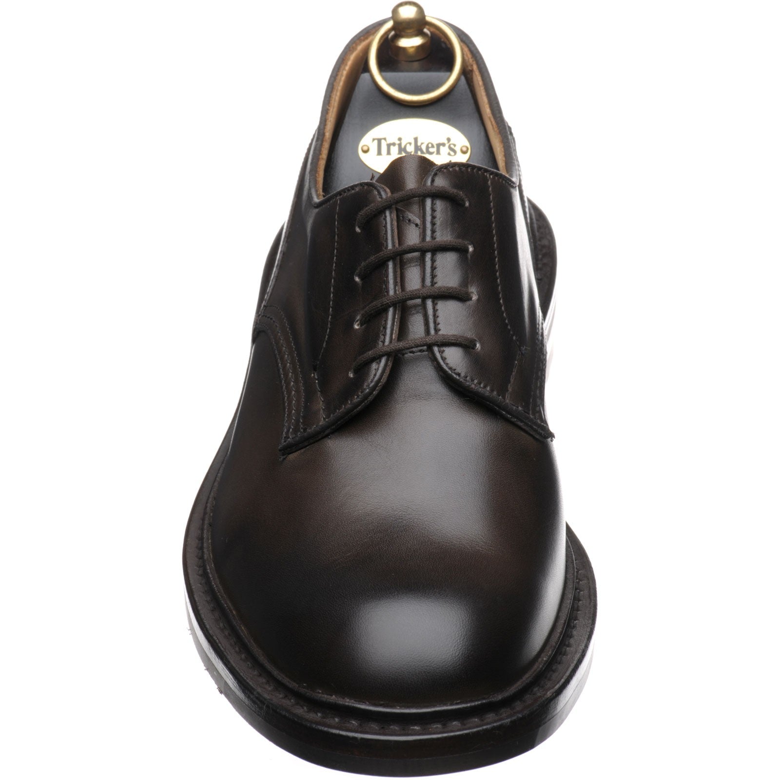 Product image for Trickers Woodstock (Rubber) in espresso calf