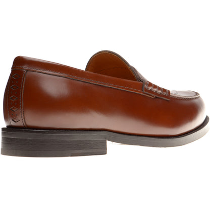 Product image for Wildsmith Model 111 mens rubber-soled loafers in cognac polished