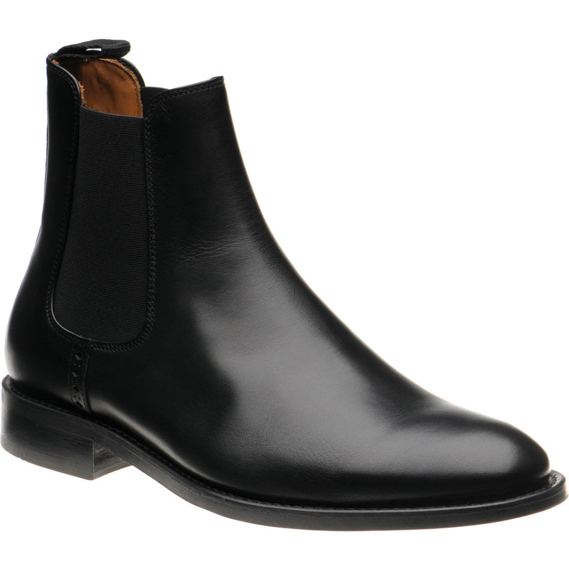 Product image for Wildsmith Model 170 mens rubber-soled Chelsea boots in black calf (second)