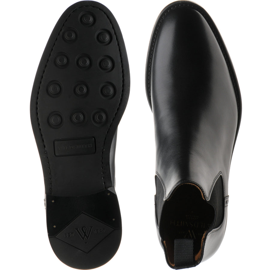 Product image for Wildsmith Model 170 mens rubber-soled Chelsea boots in black calf (second)