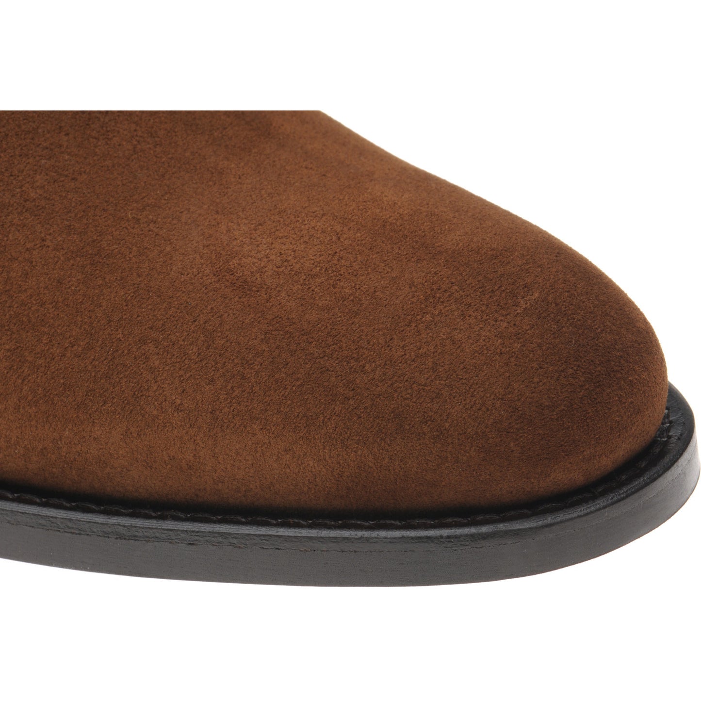 Product image for Wildsmith Model 170 mens rubber-soled Chelsea boots in tobacco suede (second)