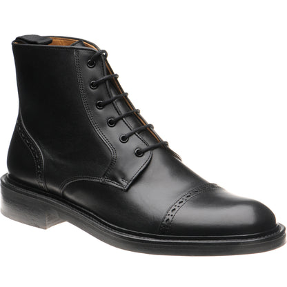Product image for Wildsmith Model 18 mens rubber-soled boots in black calf (second)