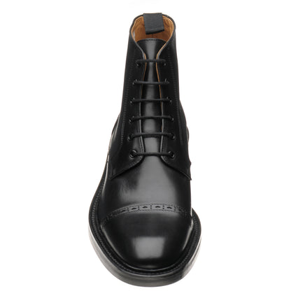 Product image for Wildsmith Model 18 mens rubber-soled boots in black calf (second)