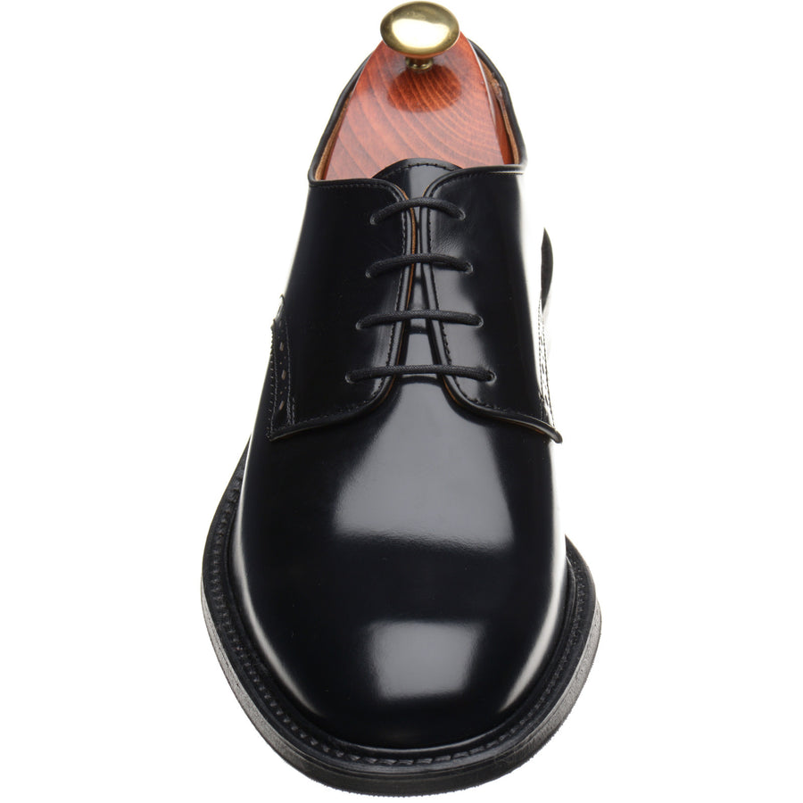 Product image for Wildsmith Model 26 mens rubber-soled Derby shoes in black polished (second)