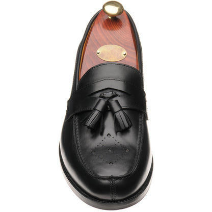 Product image for Wildsmith Model 27 mens tasselled loafers in black calf (second)