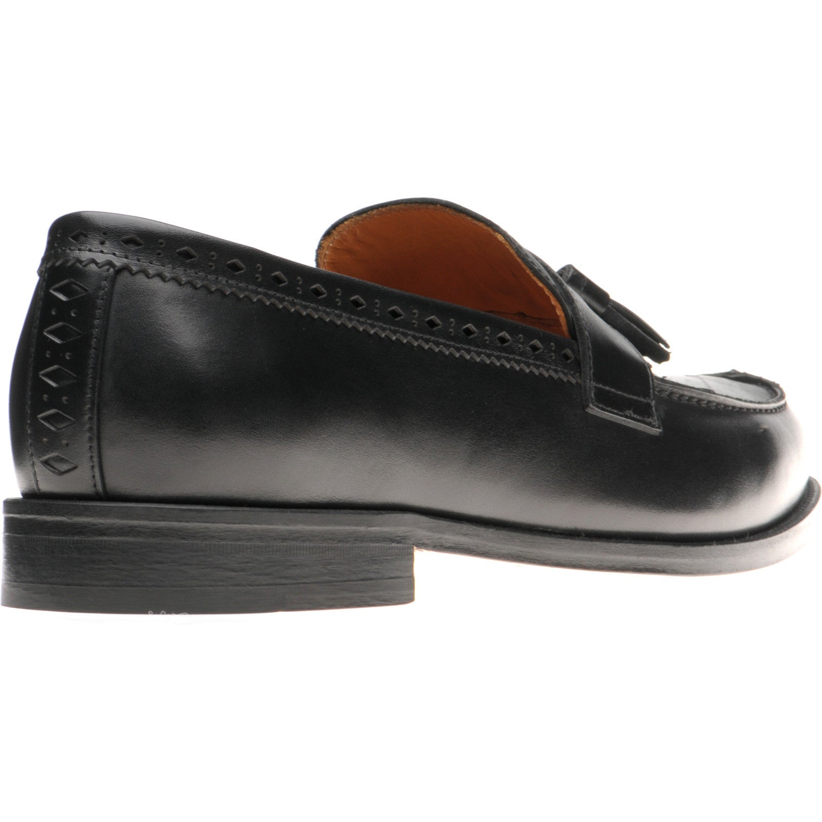 Product image for Wildsmith Model 27 mens tasselled loafers in black calf (second)
