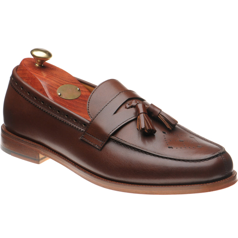 Product image for Wildsmith Model 27 mens tasselled loafers in cognac calf (second)