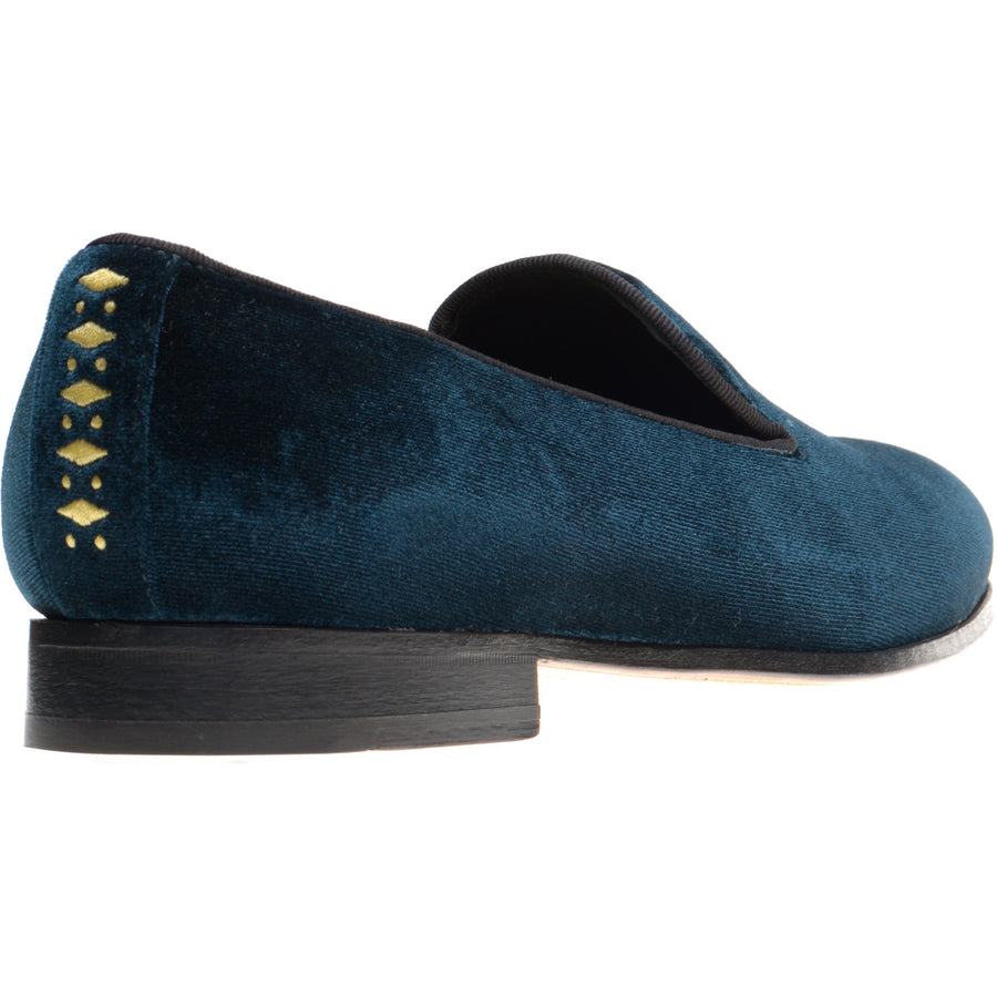 Product image for Wildsmith Model 2 mens house shoes in emerald velvet