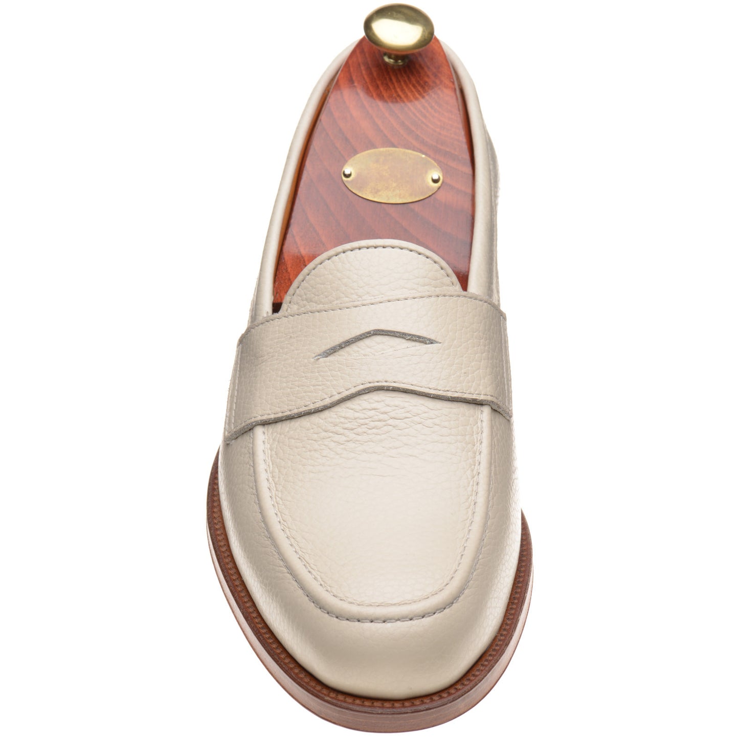 Product image for Wildsmith Model 31 mens loafers in off white grain