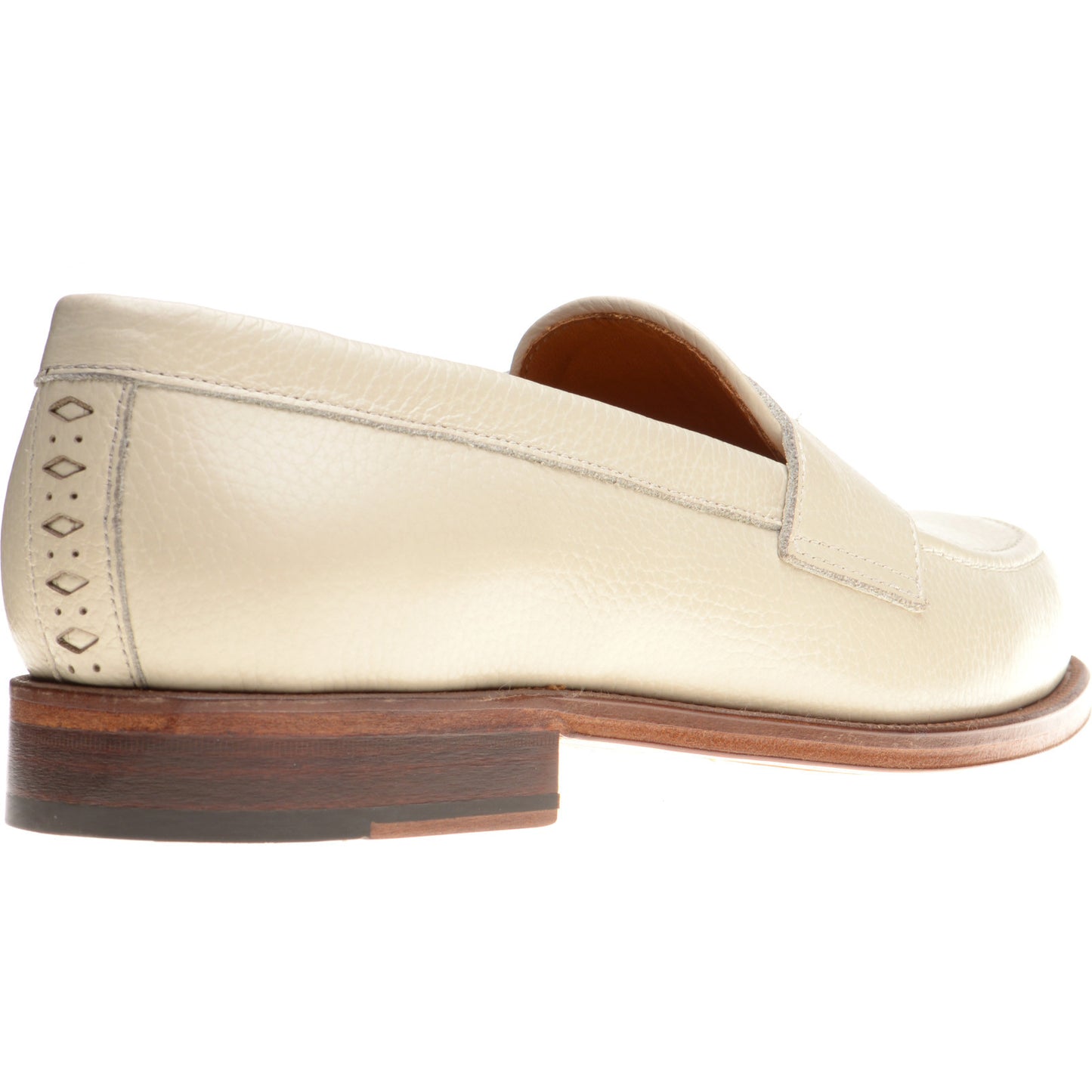 Product image for Wildsmith Model 31 mens loafers in off white grain