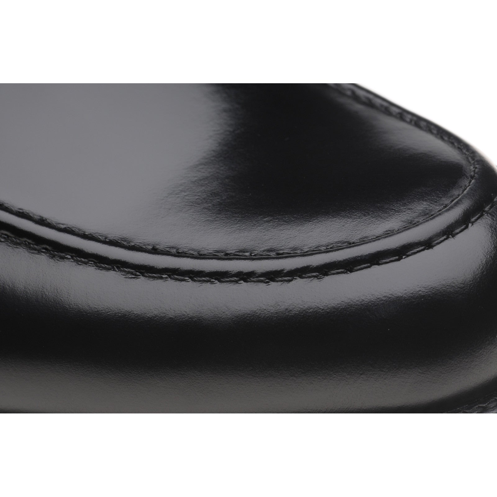 Product image for Wildsmith Model 31 Rubber mens rubber-soled loafers in black polished (second)