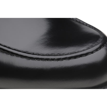 Product image for Wildsmith Model 31 Rubber mens rubber-soled loafers in black polished (second)