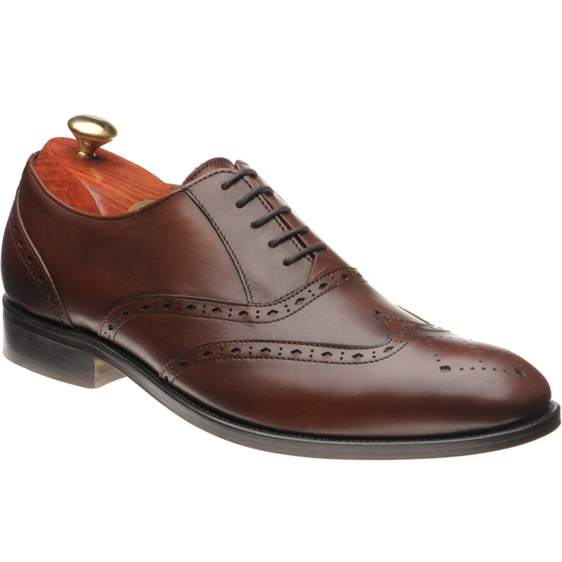 Product image for Wildsmith Model 42 mens brogues in cognac calf (second)