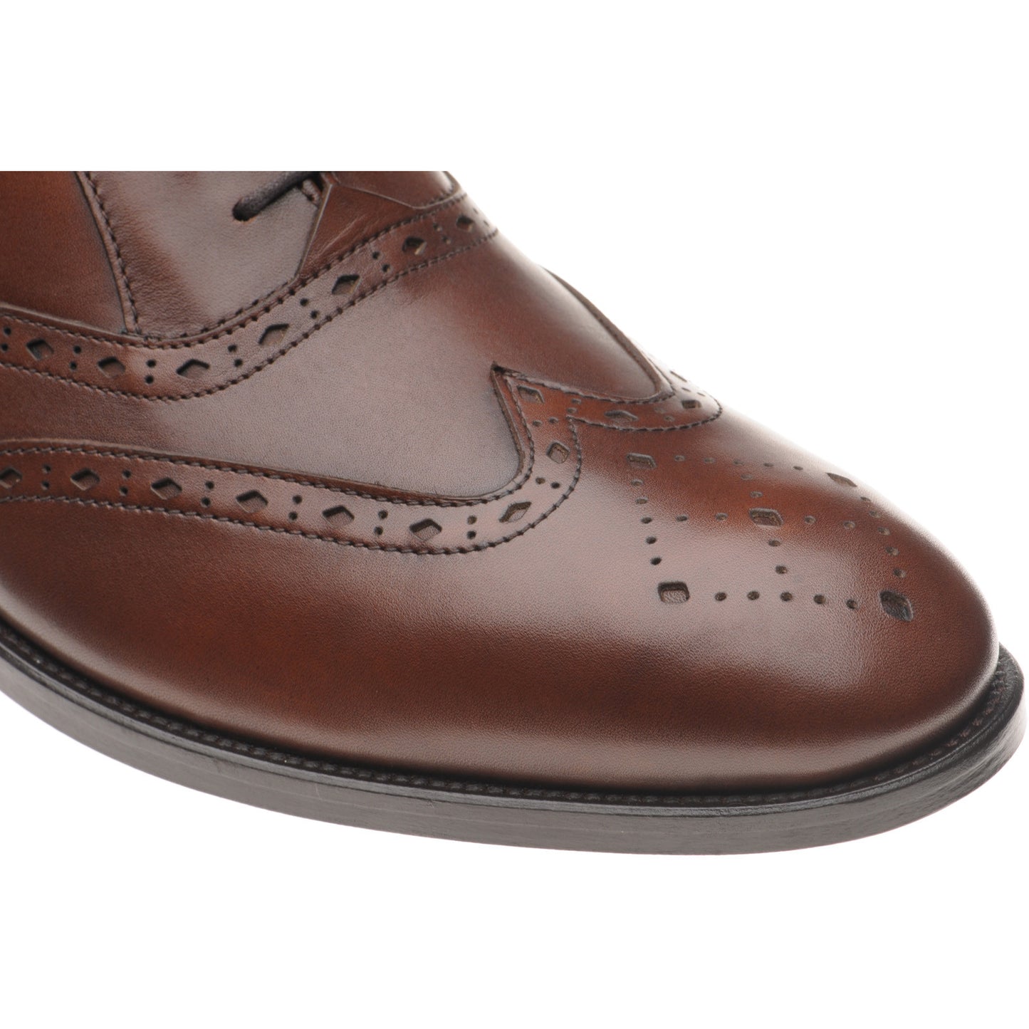 Product image for Wildsmith Model 42 mens brogues in cognac calf (second)