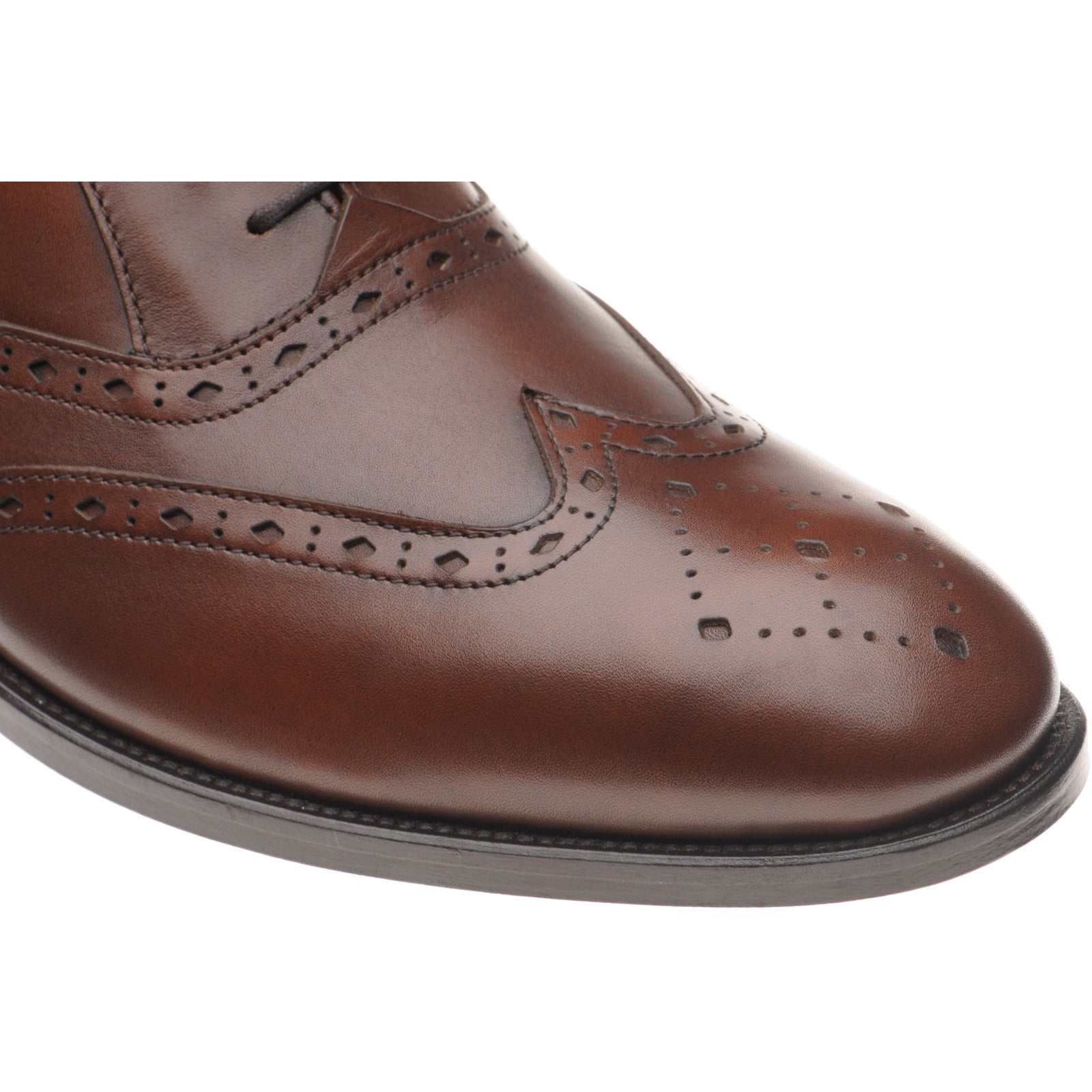 Product image for Wildsmith Model 42 mens brogues in cognac calf (second)