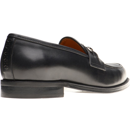 Product image for Wildsmith Model 51 mens hybrid-soled loafers in black calf