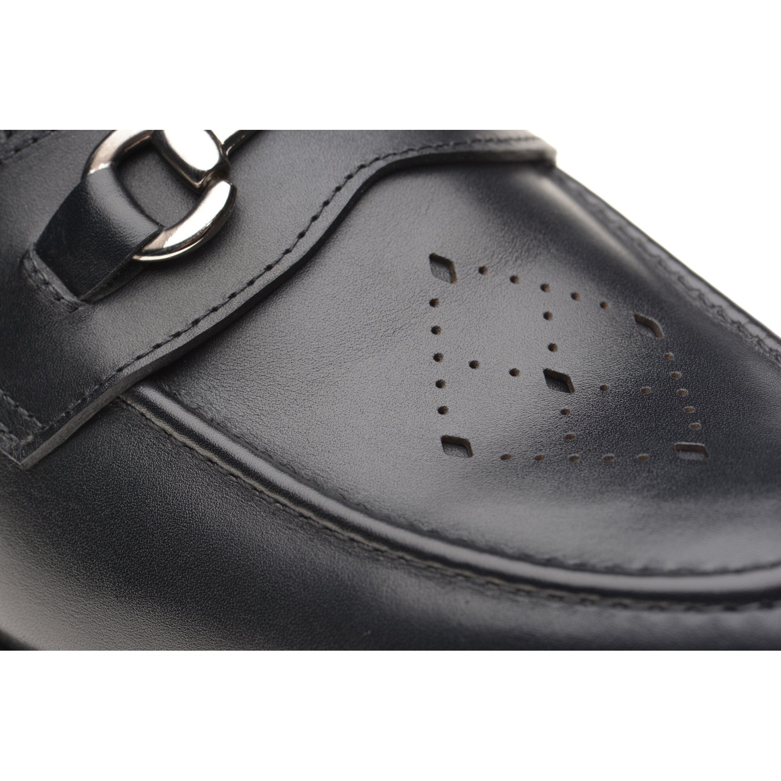 Product image for Wildsmith Model 51 mens hybrid-soled loafers in black calf