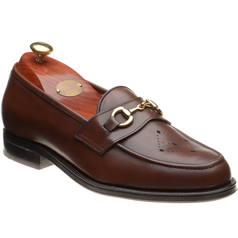Product image for Wildsmith Model 51 mens hybrid-soled loafers in cognac calf