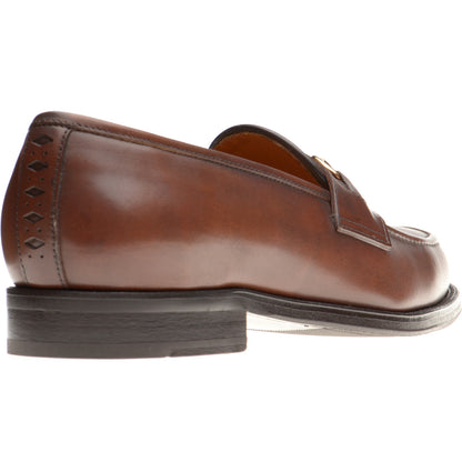 Product image for Wildsmith Model 51 mens hybrid-soled loafers in cognac calf