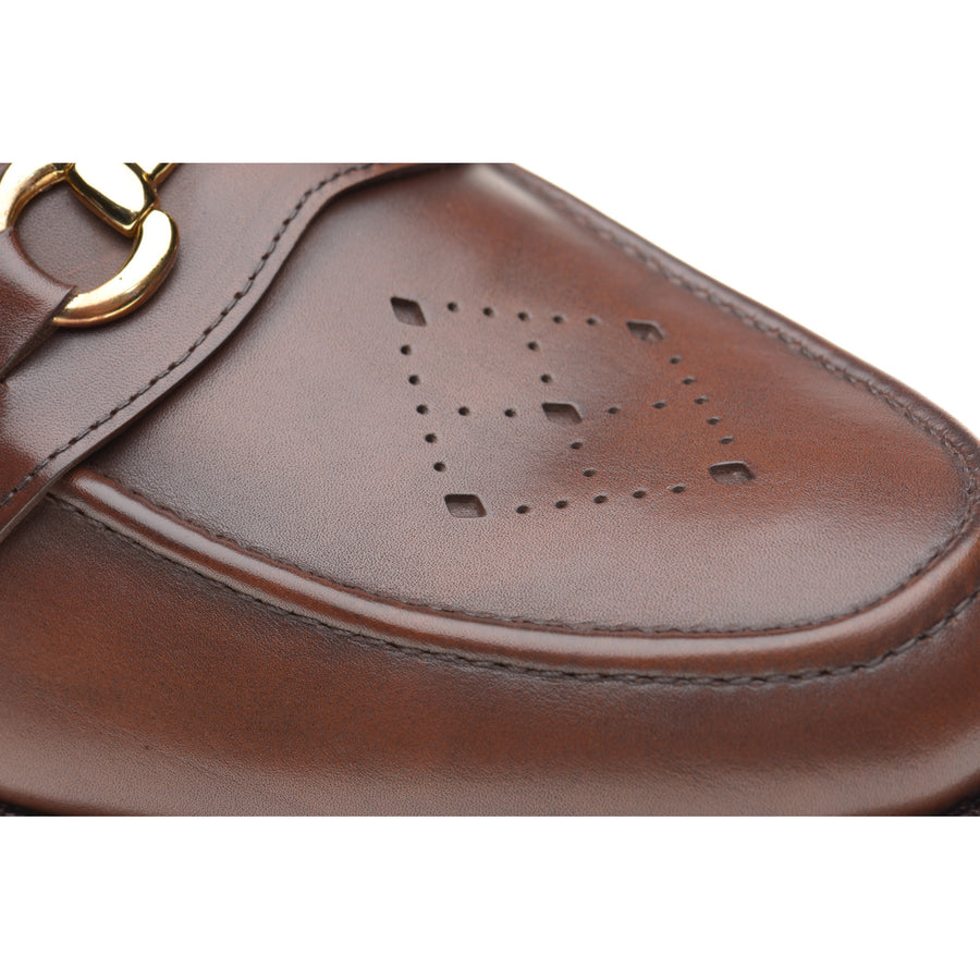 Product image for Wildsmith Model 51 mens rubber-soled loafers in cognac calf (second)