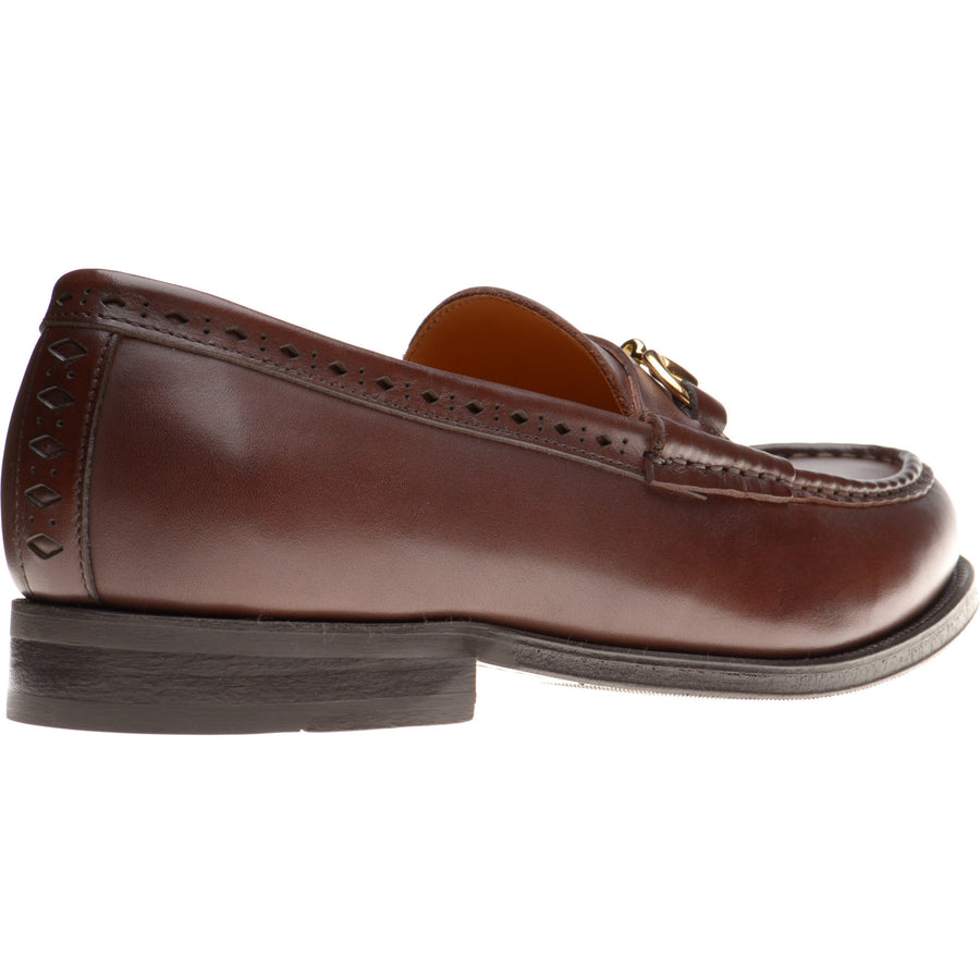 Product image for Wildsmith Model 53 Rubber mens rubber-soled loafers in conker calf (second)