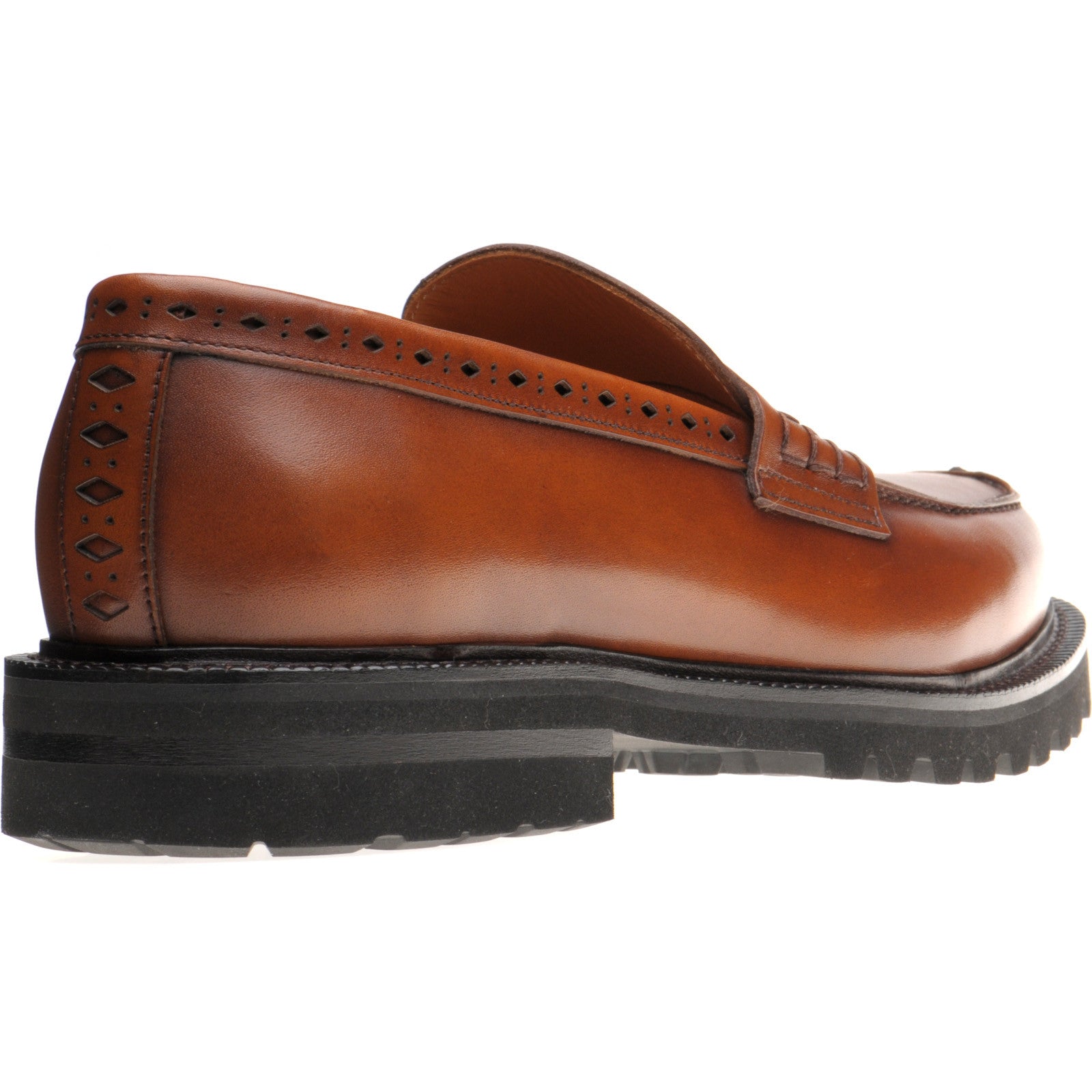 Product image for Wildsmith Model 55 mens rubber-soled loafers in british tan calf (second)