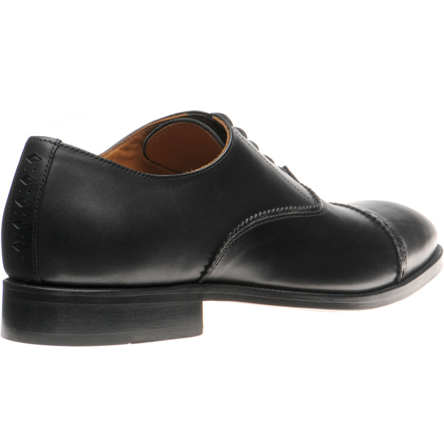 Product image for Wildsmith Model 65 mens semi-brogues in black calf (second)