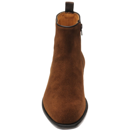 Product image for Wildsmith Model 70 mens Chelsea boots in tobacco suede (second)