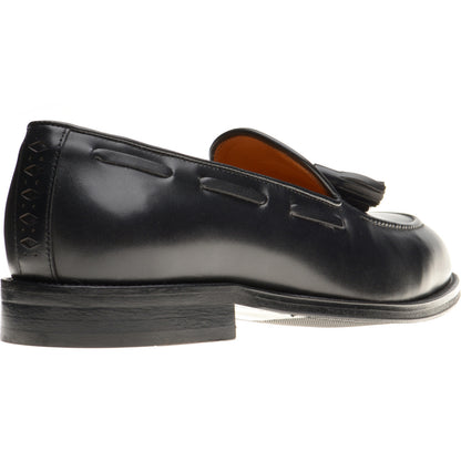 Product image for Wildsmith Model 82 Rubber mens rubber-soled loafers in black calf (second)