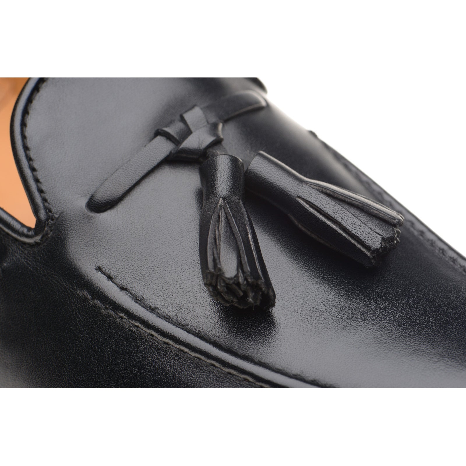 Product image for Wildsmith Model 82 Rubber mens rubber-soled loafers in black calf (second)