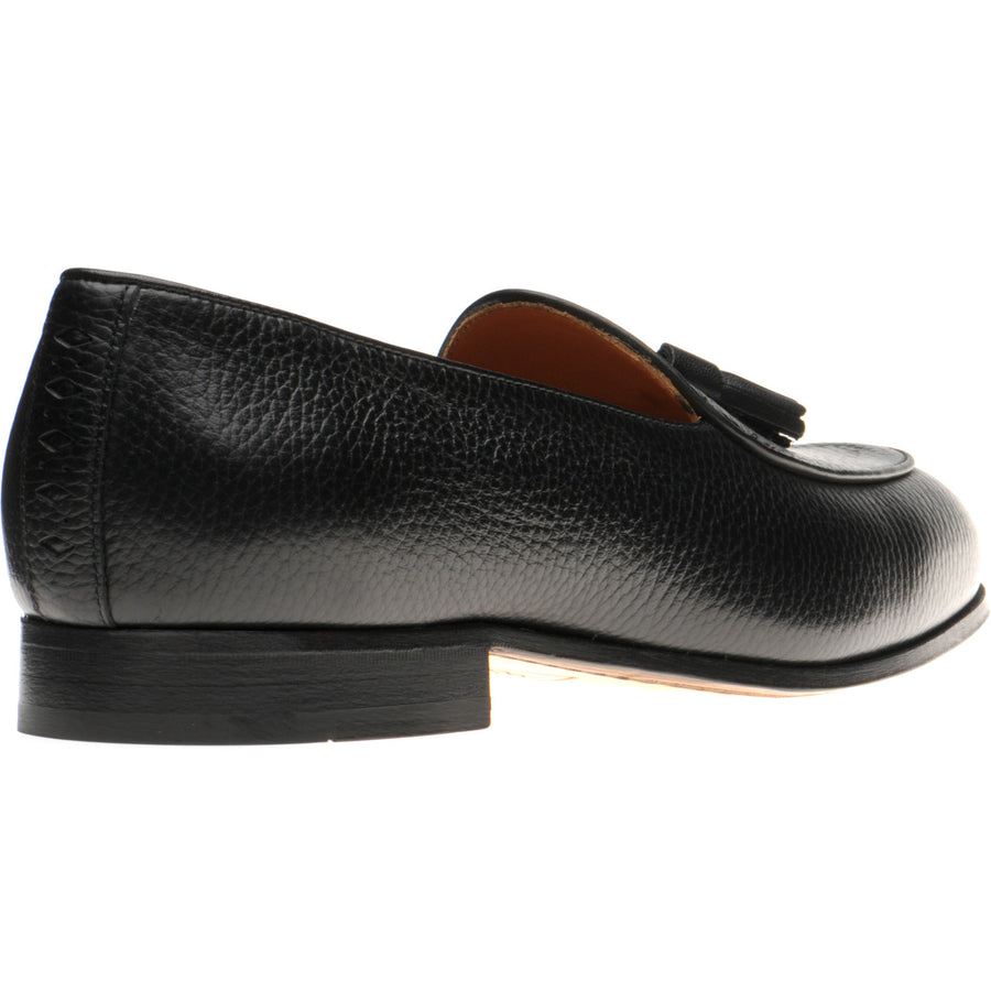 Product image for Wildsmith Model 88 mens tasselled loafers in black grain (second)