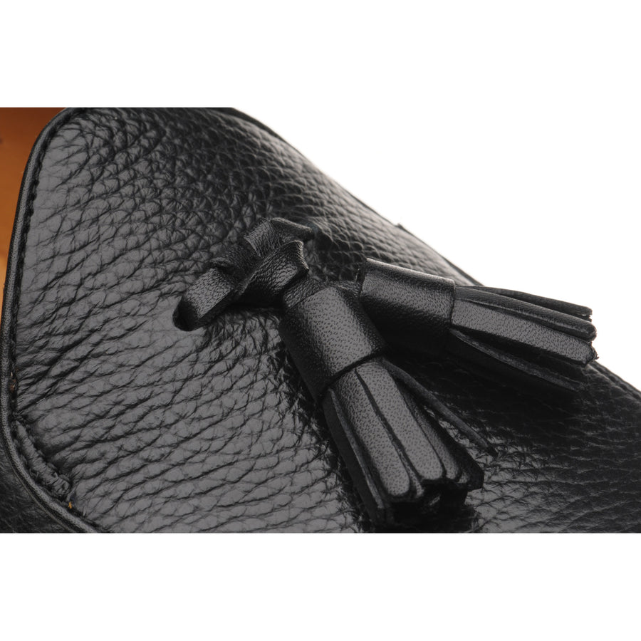 Product image for Wildsmith Model 88 mens tasselled loafers in black grain (second)