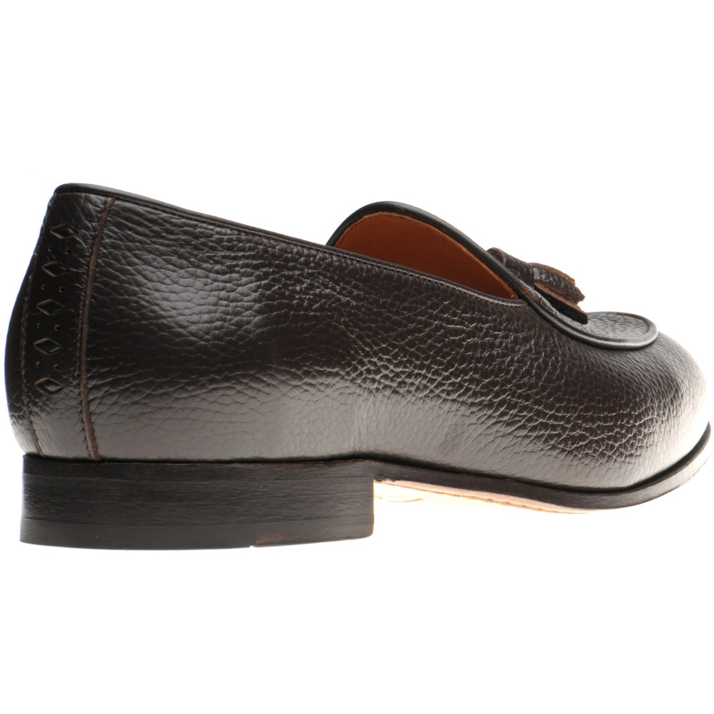 Product image for Wildsmith Model 88 mens tasselled loafers in brown grain (second)