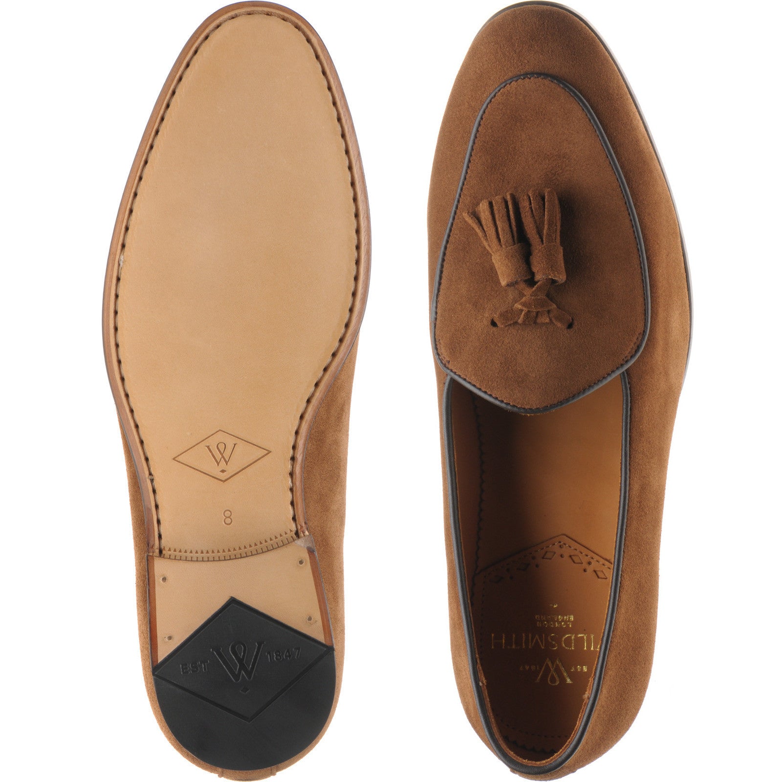 Product image for Wildsmith Model 88 in tobacco suede