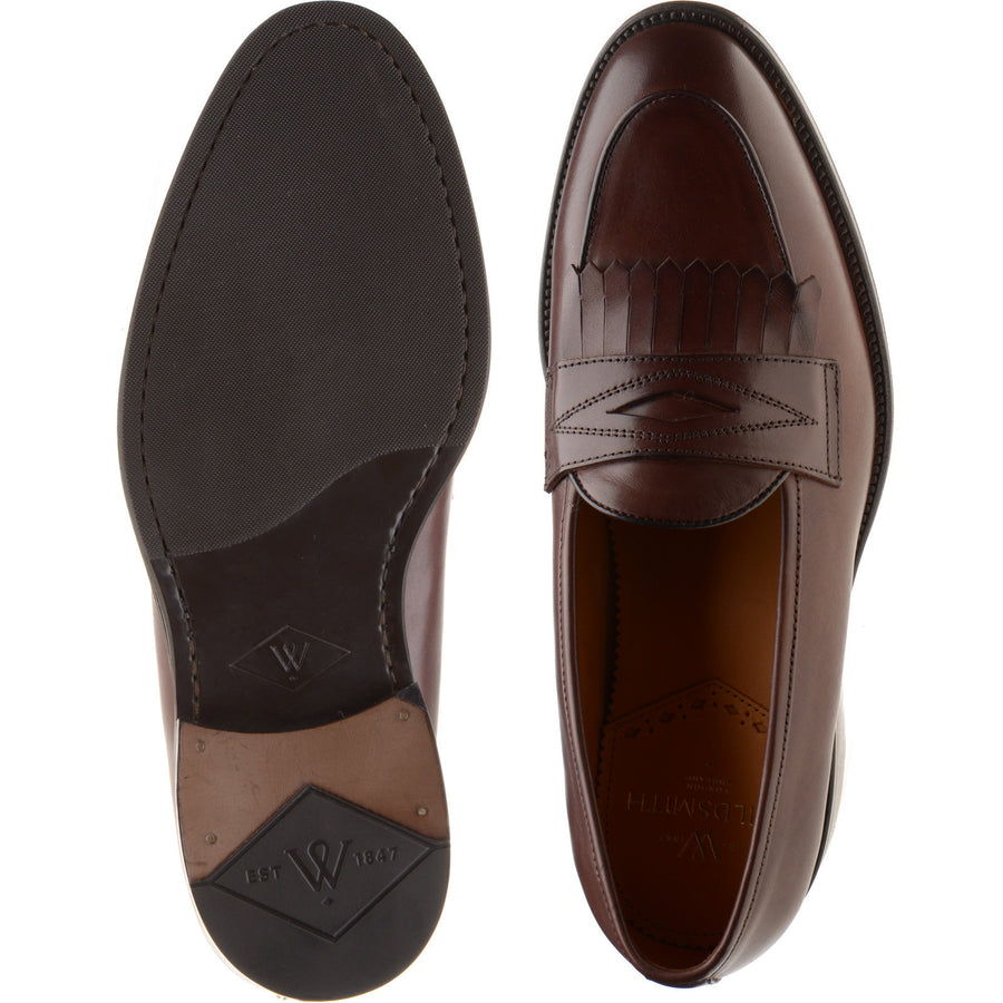 Product image for Wildsmith Model 8 mens loafers in conker calf (second)