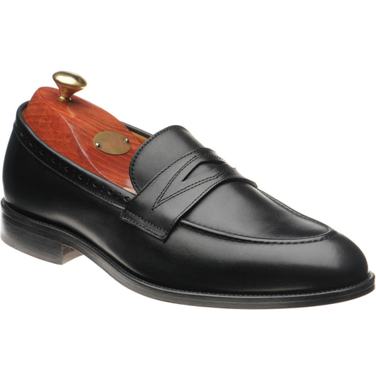 Product image for Wildsmith Model 98 mens loafers in black calf (second)
