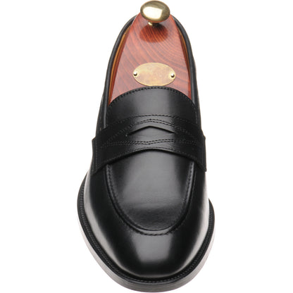 Product image for Wildsmith Model 98 mens loafers in black calf (second)