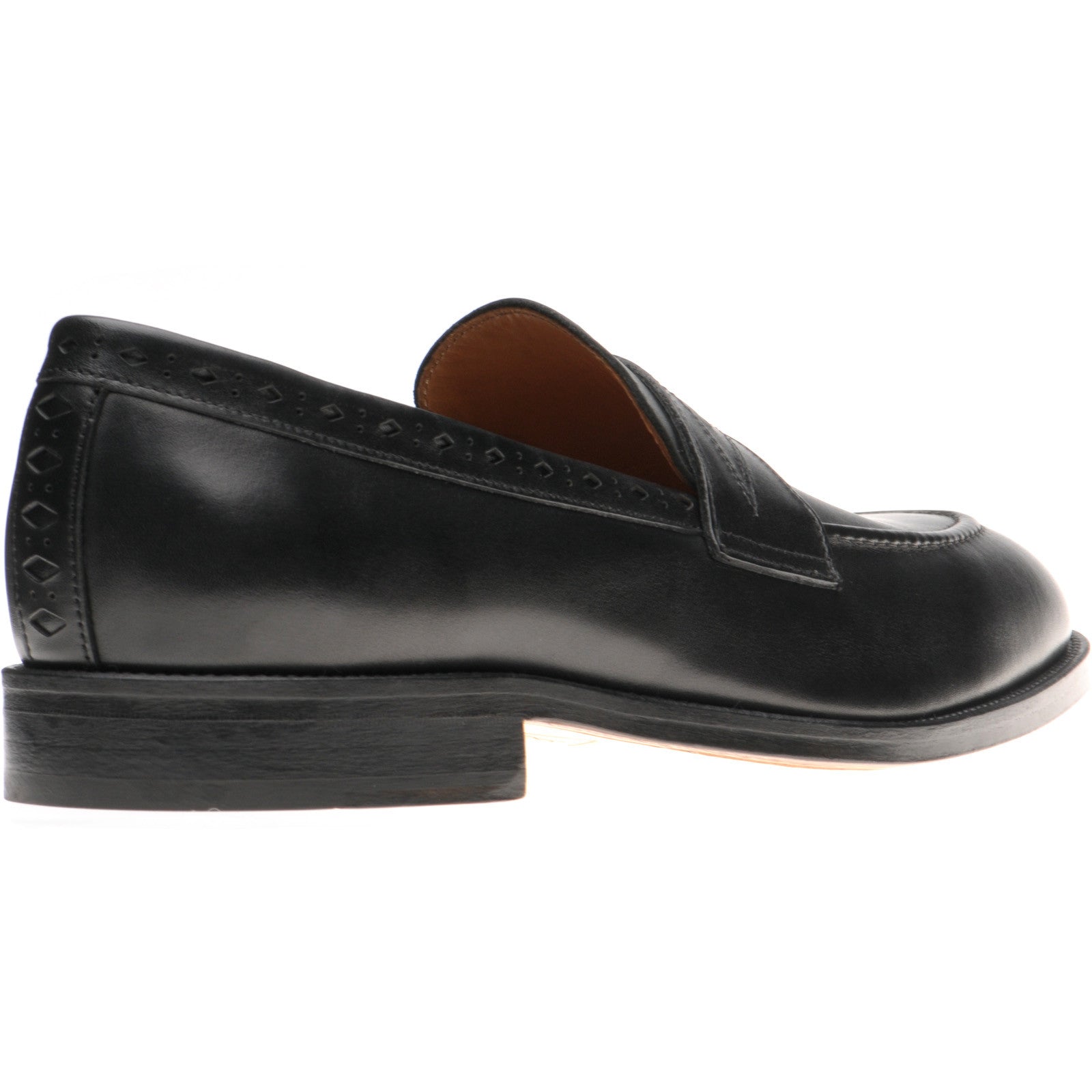 Product image for Wildsmith Model 98 mens loafers in black calf (second)