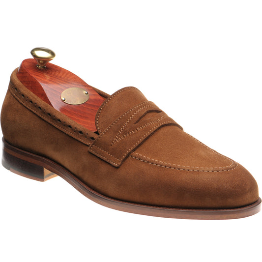 Product image for Wildsmith Model 98 mens loafers in tan suede (second)