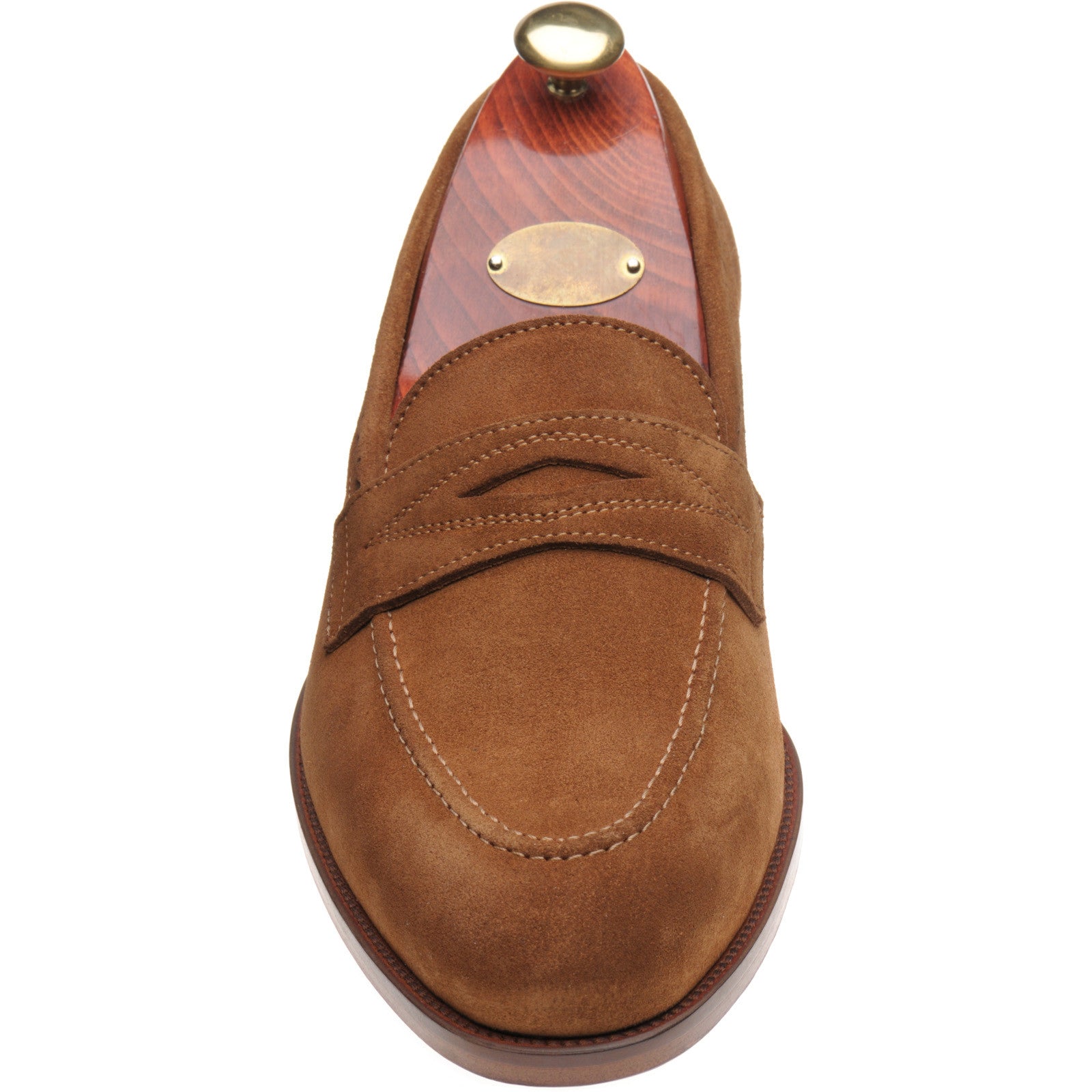 Product image for Wildsmith Model 98 mens loafers in tan suede (second)