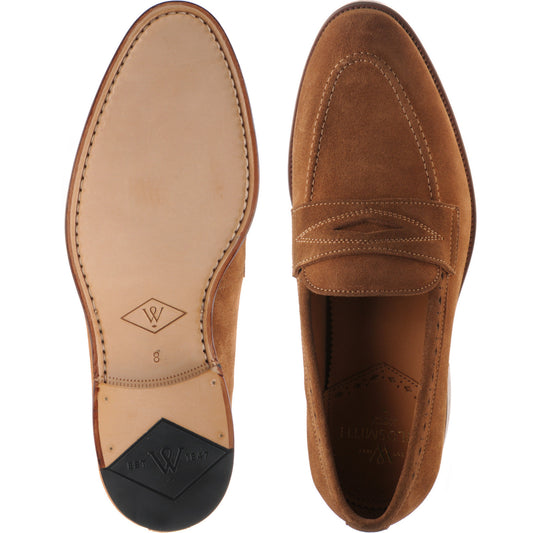 Product image for Wildsmith Model 98 mens loafers in tan suede (second)